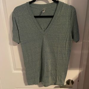 American apparel green t-shirt